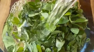 Methi besan spice premix with whole spices and besan